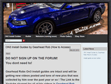 Tablet Screenshot of gearheadbuilt.com